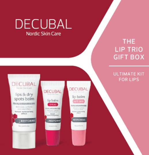 Decubal Lip Trio Gavesett, 1 sett