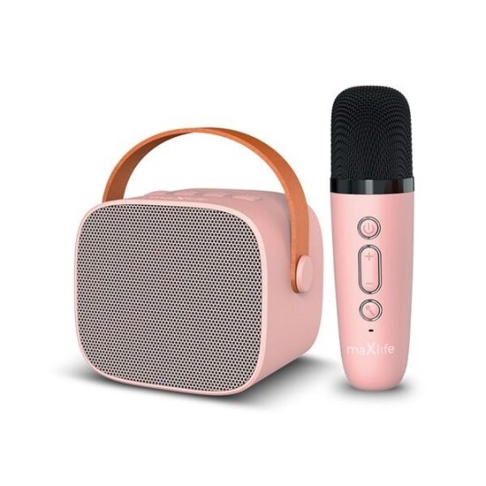 Maxlife Karaoke-høyttaler MXKS-100 - Rosa