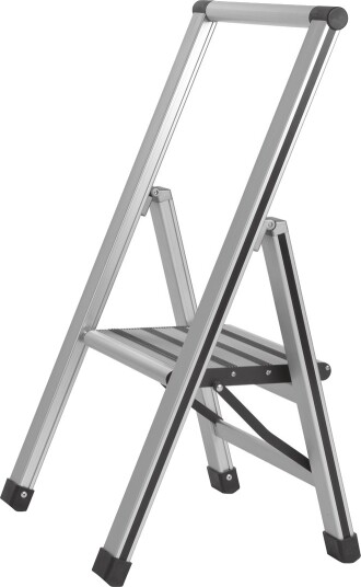 Wenko Alu Design Stige Med 1 Trinn Satin Wenko Alu Design Stige Med 1 Trinn Satin