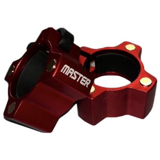Master Fitness Hurtiglås Aluminium/Magnet Rød Master Fitness Hurtiglås Aluminium/Magnet Rød