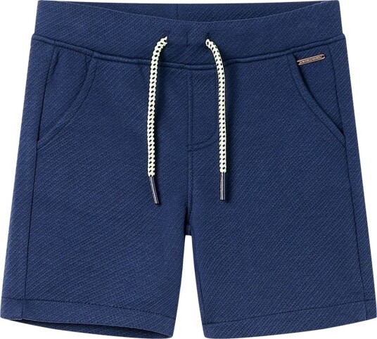 Barneshorts med snor mørkeblå 116