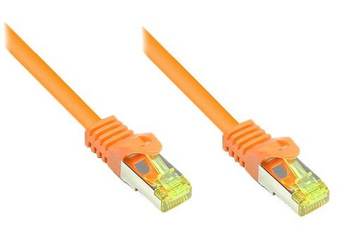 Good Connections Rj45 Patch Cable Withcat.7 Rohcable And Rastnasenschutz (Rns) S/Ftp Pimf Halogen Free 600Mhz Ofc Orange 0,5M Good Connections (8070R- 005O)