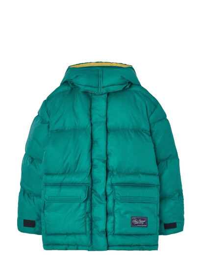 THE ANIMALS OBSERVATORY Lemur Kid Puffer Jacket Maroon - Green - 6 Y