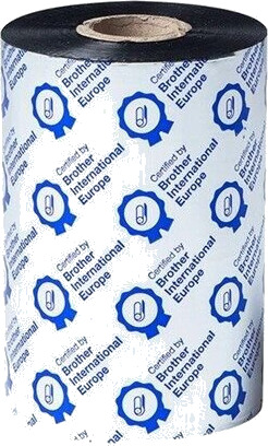 Brother tape premium wax 110mm x 450m - Skriverbånd Svart Brother tape premium wax 110mm x 450m - Skriverbånd Svart