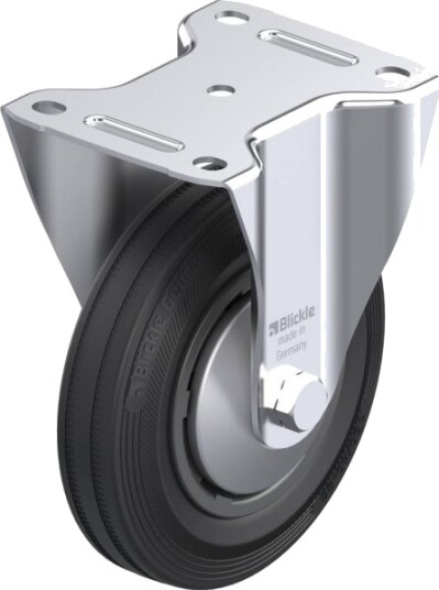 Blickle 84780 B-Vpp 160R-Fa Faste Hjul, Hjuldiameter 160 Mm, Bæreevne Maks. 135 Kg