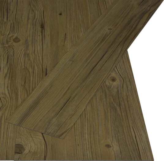 Selvheftende Gulvplank Natur 32 pcs Brun 4,46 m² PVC