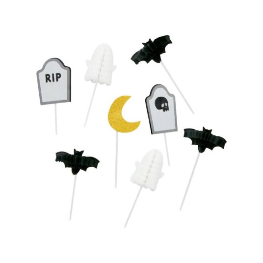 Wilton Cupcake Toppere Halloween Pk/8 