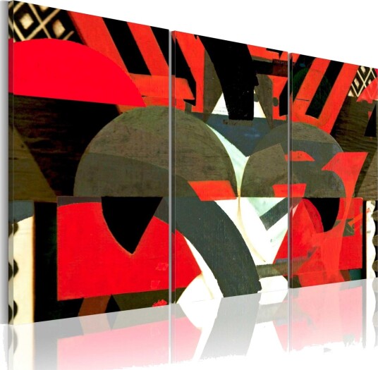 Bilde Pattern of abstract forms 90x60 Artgeist sp. z o. o.