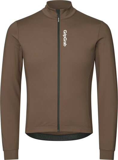 Gripgrab Herre RIDE Thermal Long Sleeve Jersey Brown XL