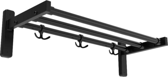 Enwex EX316*06SS Kapphylla svart Garderobeinnredning