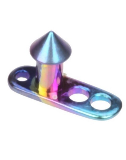 Utgått Multi Color Spiked Dermal anchor Utgått Multi Color Spiked Dermal anchor