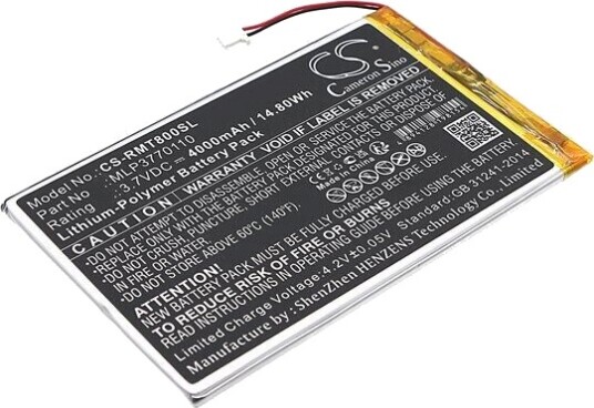 Cameron Sino Batteri For GPS Rand McNally TND T80B