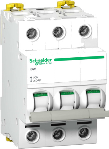 Schneider Electric Acti9 Lastbryter iSW 3P 63A 415V, 54 mm Schneider Electric Acti9 Lastbryter iSW 3P 63A 415V, 54 mm