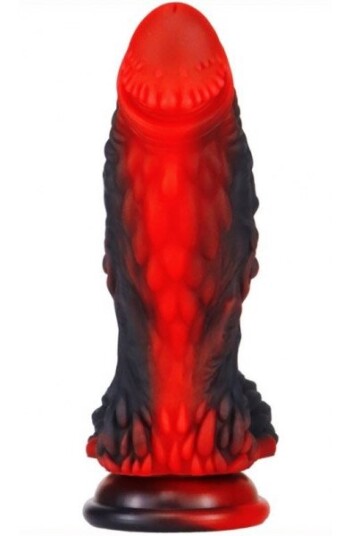 Dragon Dildo Yong Black-Red 20 cm