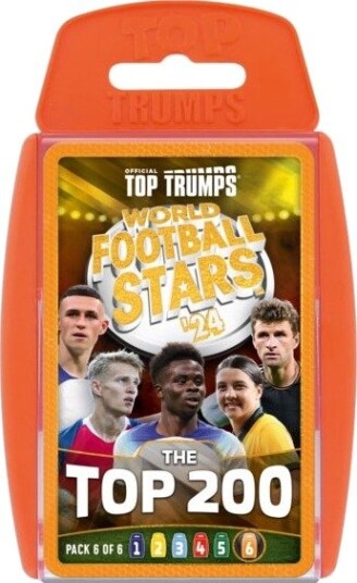 Top Trumps World Football Stars Top 200 Cards - Pack 6
