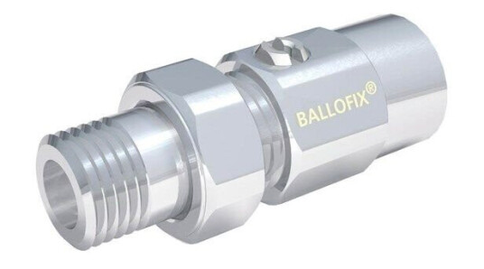 Broen Ballofix radiator straight 1/2