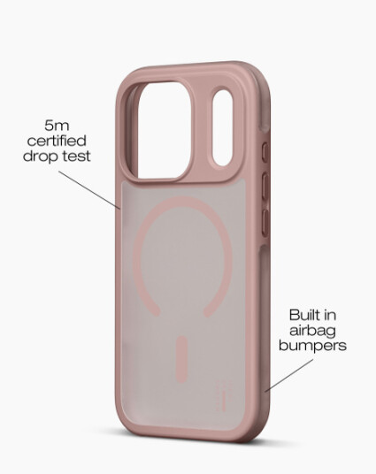 Ideal Of Sweden Bumper Magsafe Case iPhone 17 Pro Blush Pink
