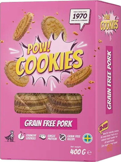 POW Hundekjeks Kornfri Gris 400g
