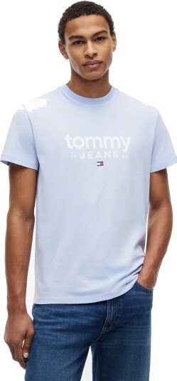 Tommy Jeans Tjm Slim Graphic Tee Ext Blue L Tommy Jeans Tjm Slim Graphic Tee Ext Blue L