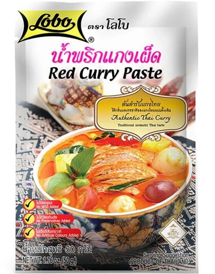 Red Curry Paste Lobo 65 gram Thailand