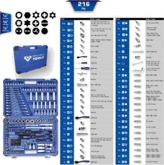 KS Tools Verktøysett BT023216 KS Tools Verktøysett BT023216