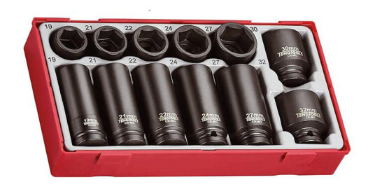 Teng Tools TT9212 Kraftpipesett 1/2", 12 deler, Håndverktøy