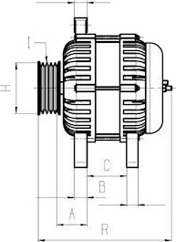 HC-Cargo 130468 Løftemagnet