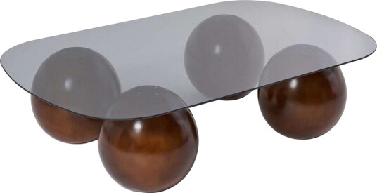 Sofabord Nordure Maroulburg Sofabord 118 cm Grå,Brun -