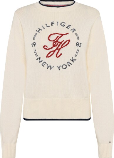 Tommy Hilfiger Rwb Nautical C Nk Swtr Cream XS
