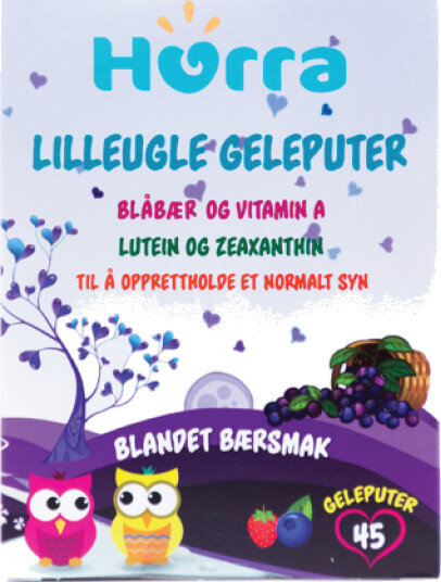 Hurra Lilleugle Geleputer 45 stk.