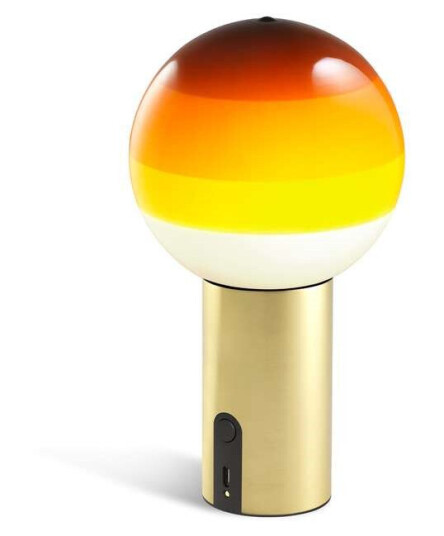 Marset - Dipping Light Portable Amber/Brushed Brass