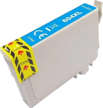 TB Blekkpatron No.604XL Cyan Høykapasitet (9ml), erstatter Epson C13T10H24010