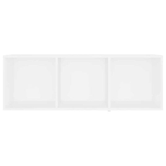 TV benker 2 stk hvit 107x35x37 cm konstruert tre TV benker 2 stk hvit 107x35x37 cm konstruert tre