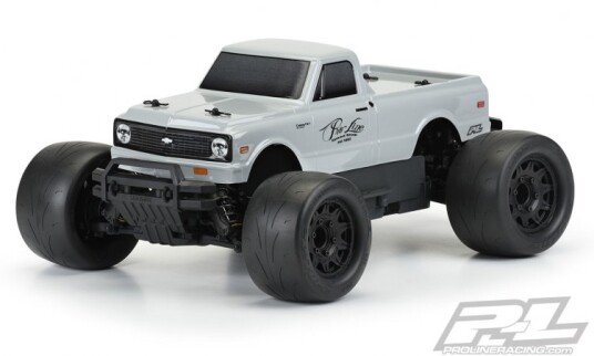Pro-Line 1972 Chevy C-10 Truck Body Tough-Color Stone Gray for
