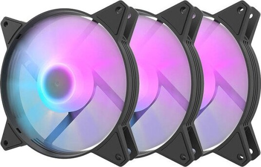 DarkFlash C6 RGB PC-vifte 120mm 3-pakning