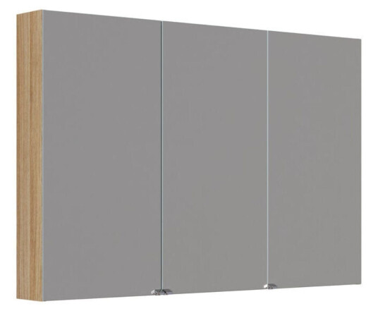 Dansani Inzo Style Speilskap 3 Dører Varm eik / 120cm Dansani Inzo Style Speilskap 3 Dører Varm eik / 120cm