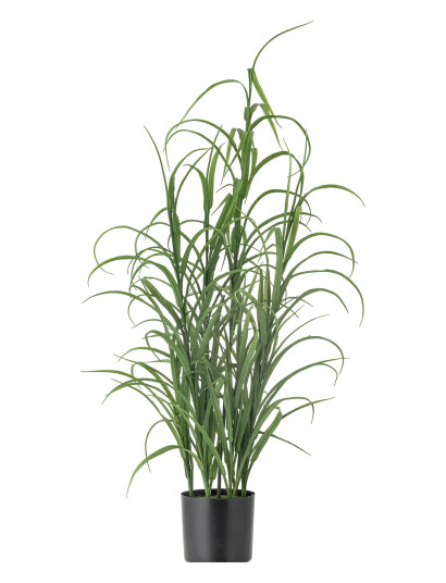 Bloomingville Grass Artificial Plant   Green   Ø 12.5 cm