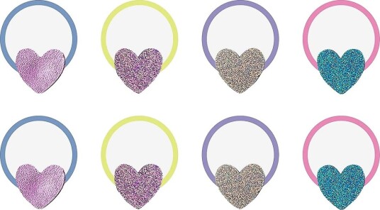 Mimi & Lula 8 Ponies Mini Happy Heart MULTI One Size