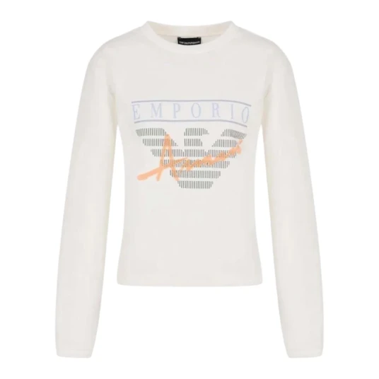 Emporio Armani Dame Gensere & Hettegensere Hvit M Emporio Armani Dame Gensere & Hettegensere Hvit M
