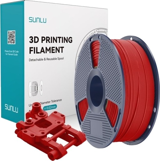 Sunlu Abs-Filament 1.75 Mm 1 Kg (Rød)