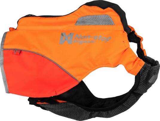 Non-Stop Dogwear Beskyttelsesvest med GPS L Oransje Non-Stop Dogwear Beskyttelsesvest med GPS L Oransje