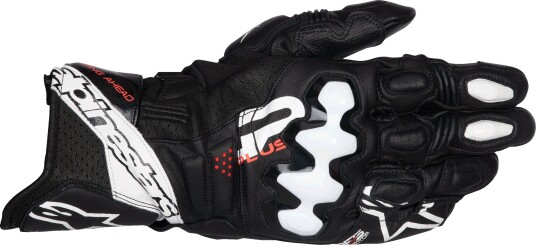 MC-Hansker Alpinestars GP Plus R V3 Skinn Sort/Hvit XXL