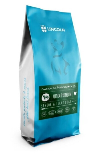 Lincoln Ultra Premium Senior Beef With Rice Tørfoder Til Hunde 12Kg