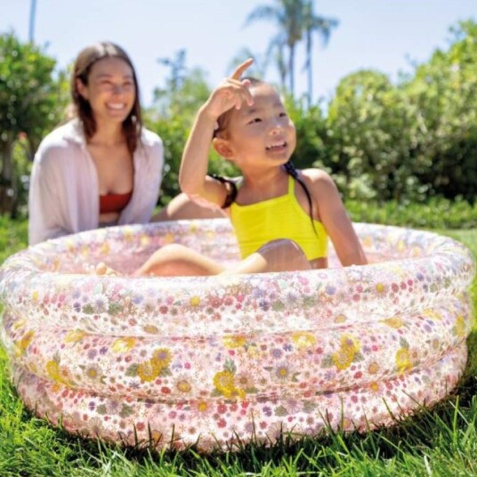 INTEX Sweet Blossom Baby Pool 86X25 Cm Pink 86X25 INTEX Sweet Blossom Baby Pool 86X25 Cm Pink 86X25