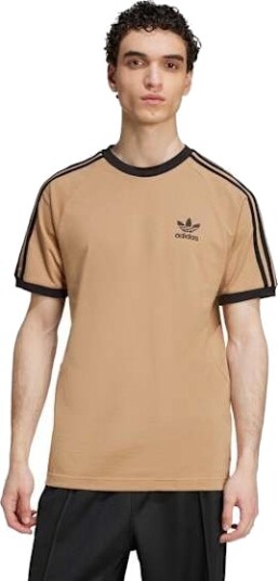 adidas Originals 3-Stripes Tee - Beige - M