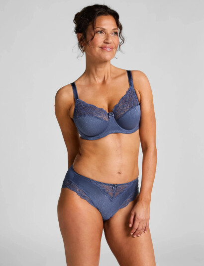 Hunkemöller Sophie Non Padded Underwired Bra Blue C x 95