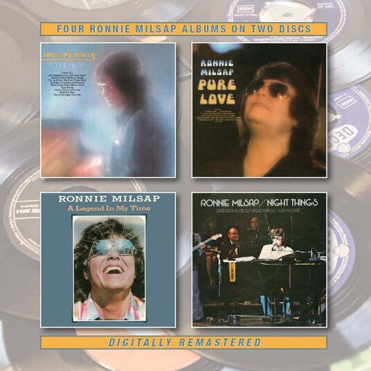 Ronnie Milsap  Where Mu Heart Is/Pure Love  CD