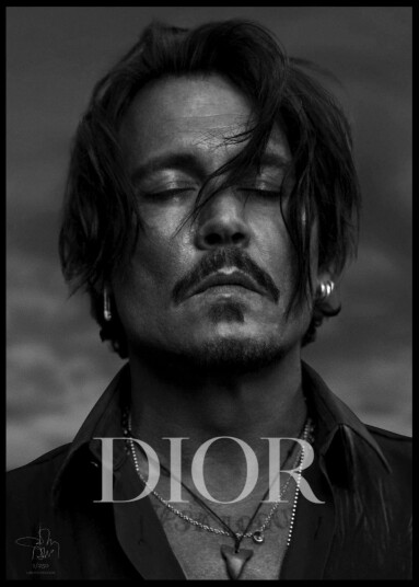 Dior x Johnny Depp Canvasplakat Limited Edition