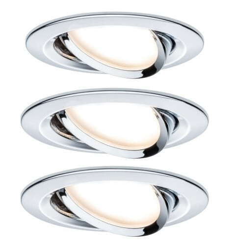 Paulmann 934.52 3 Ampuller Led 19,5 W 460 Lm Kromfarget