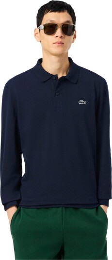 Lacoste Long Sleeve Blå Golf pologenser herre Navy (166) Small
